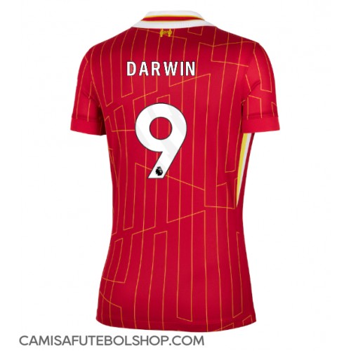 Camisa de time de futebol Liverpool Darwin Nunez #9 Replicas 1º Equipamento Feminina 2024-25 Manga Curta